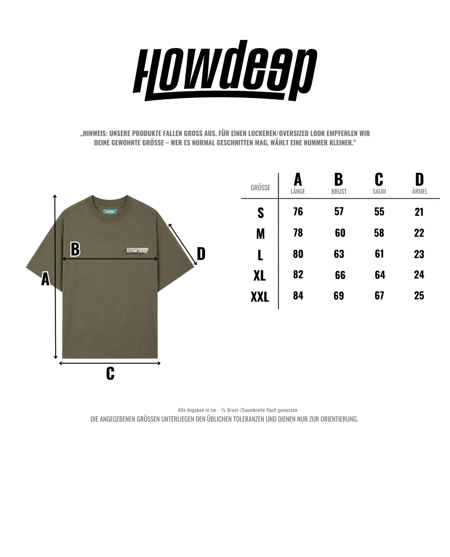 OPEN ROAD – HOWDEEP Premium T-Shirt Olive