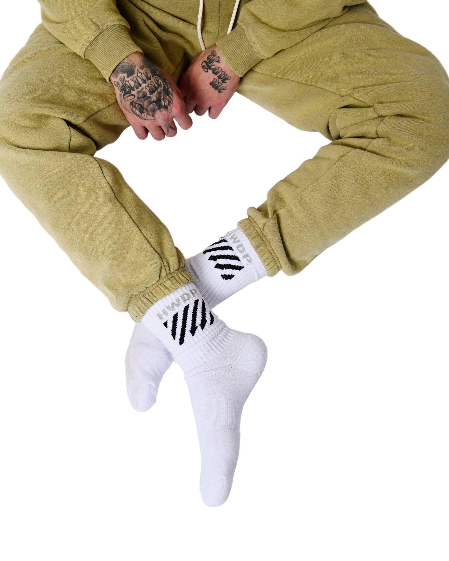 3 PIECE WHITE SOCKS BUNDLE - Premium Socken - HOW DEEP