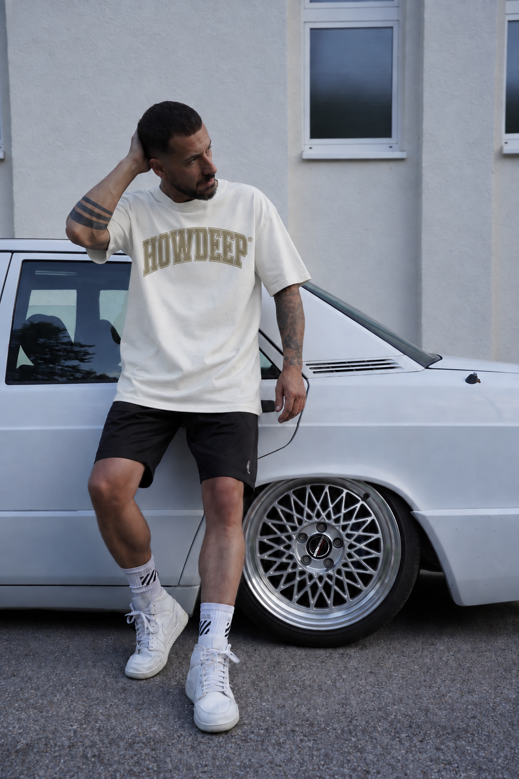 GOOD OLD TIMES – HOWDEEP Premium T-Shirt Off White