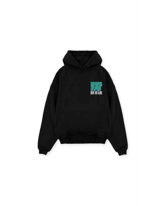 DNA CREW - Premium Hoodie Schwarz