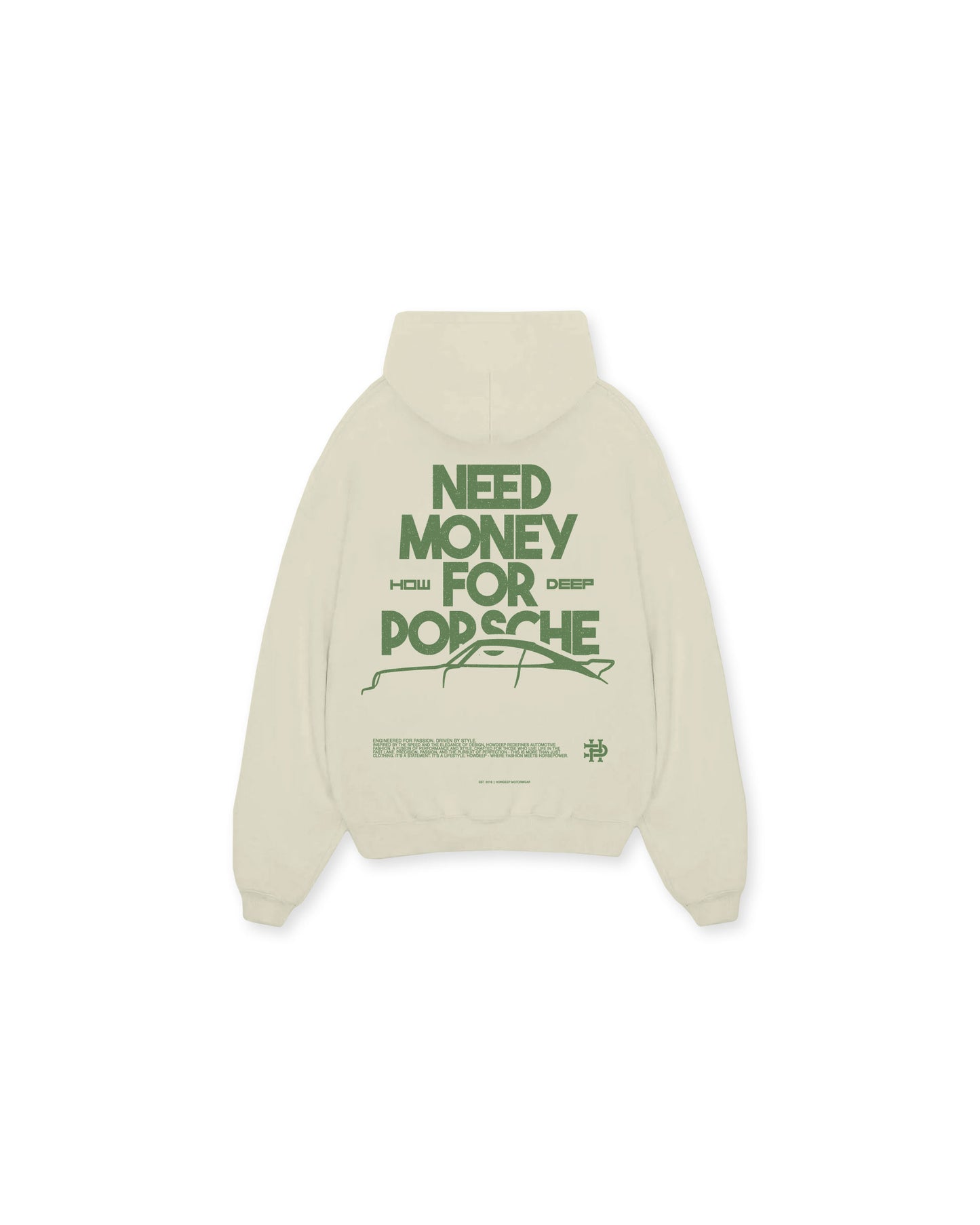 NEED MONEY CREME - Premium Hoodie