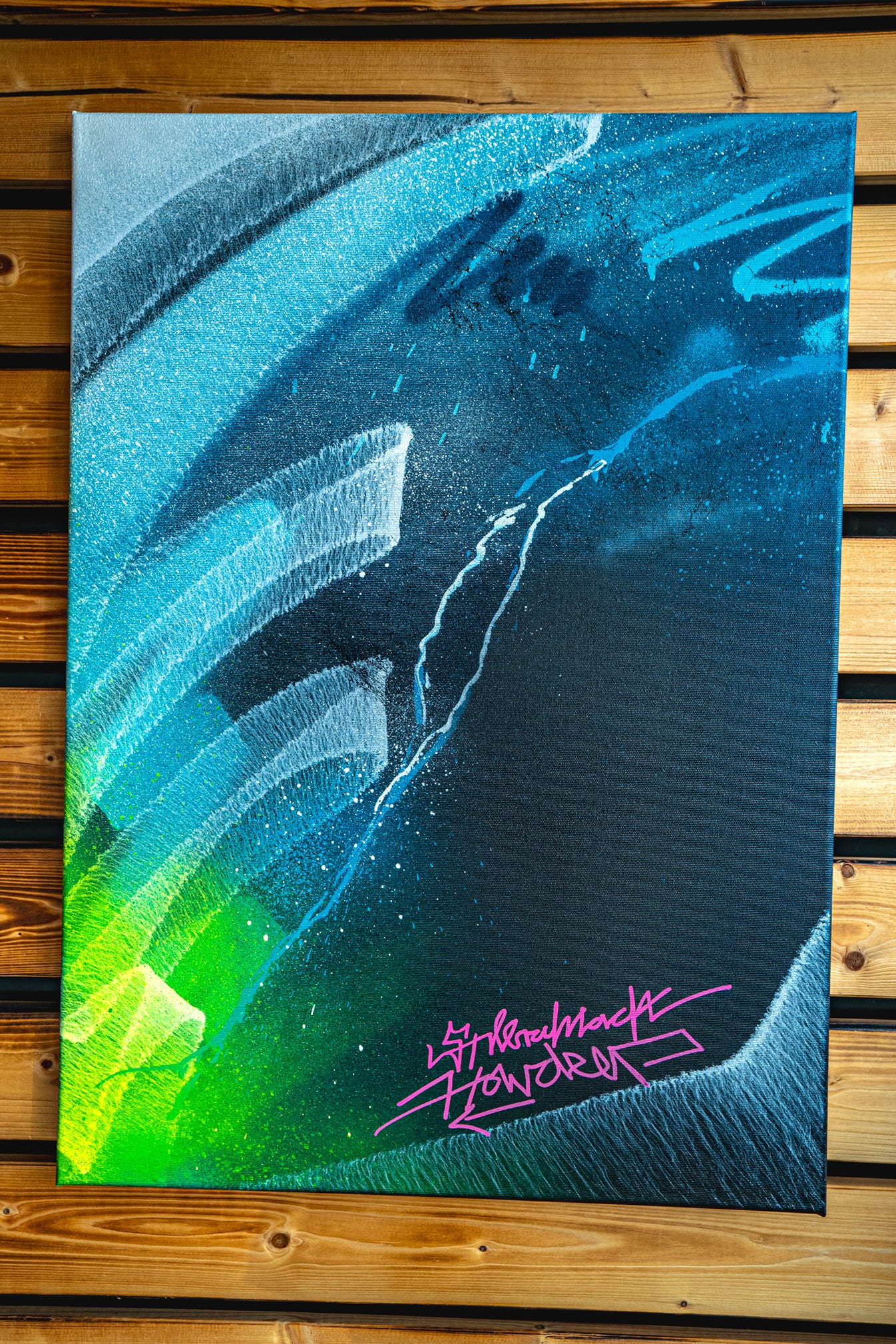 Sonic Wave Three - Limited Paint Leinwand