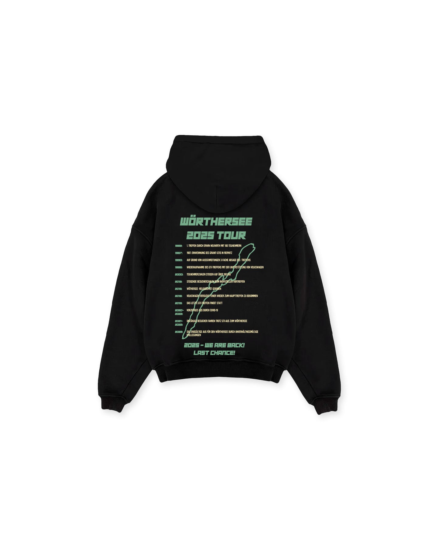 WÖRTHERSEE 2025 BLACK - Premium Hoodie