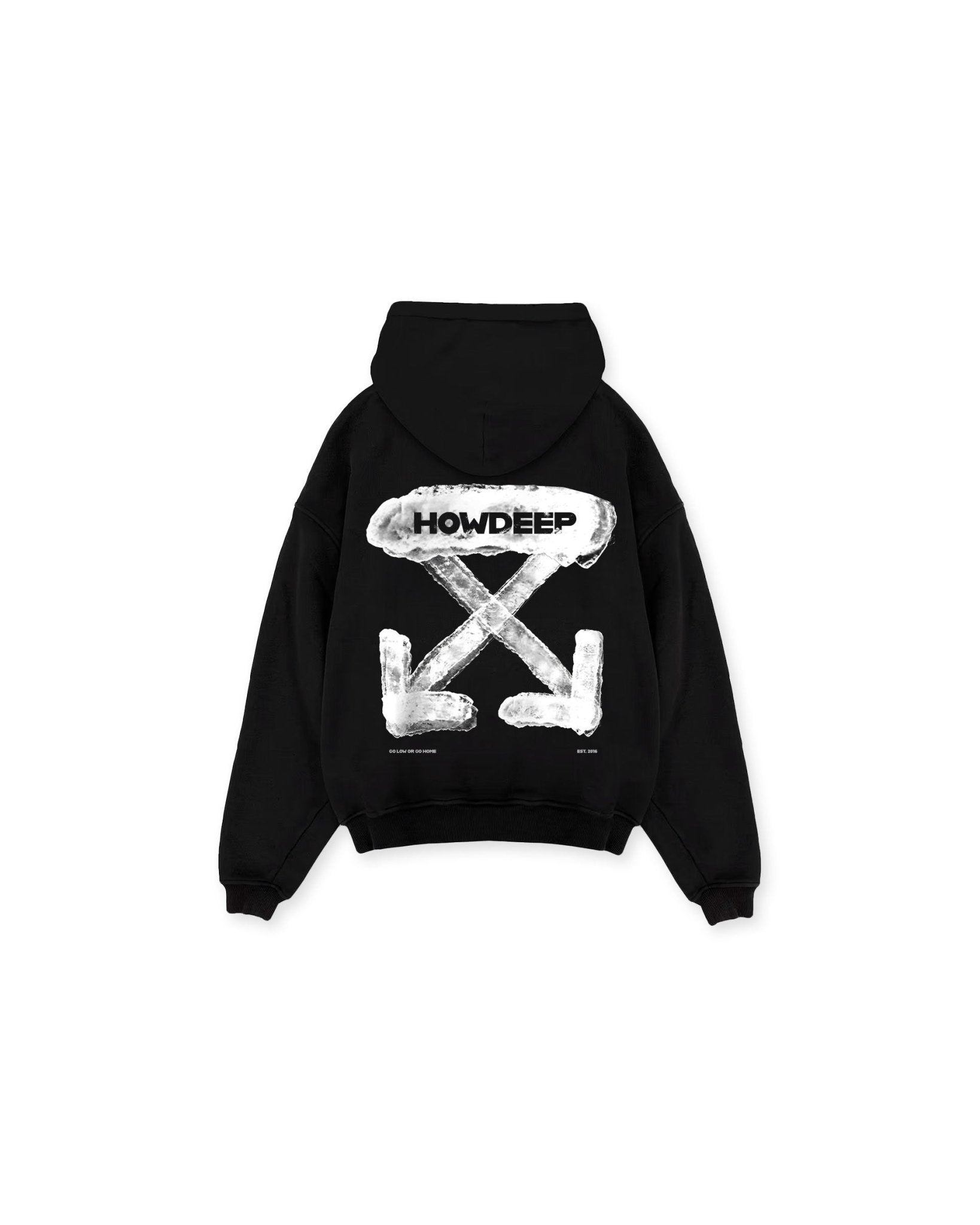 ARROW PRINT - Premium Hoodie - HOW DEEP
