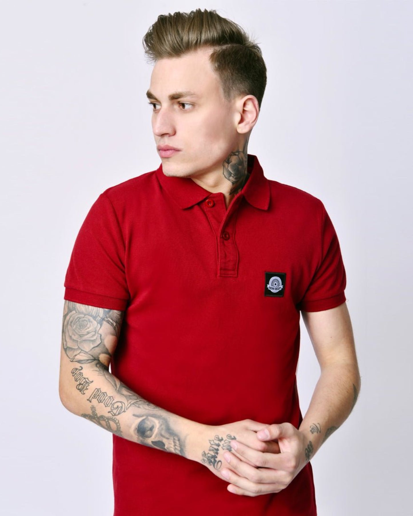 BURGUNDY - Premium Polo Shirt - HOW DEEP