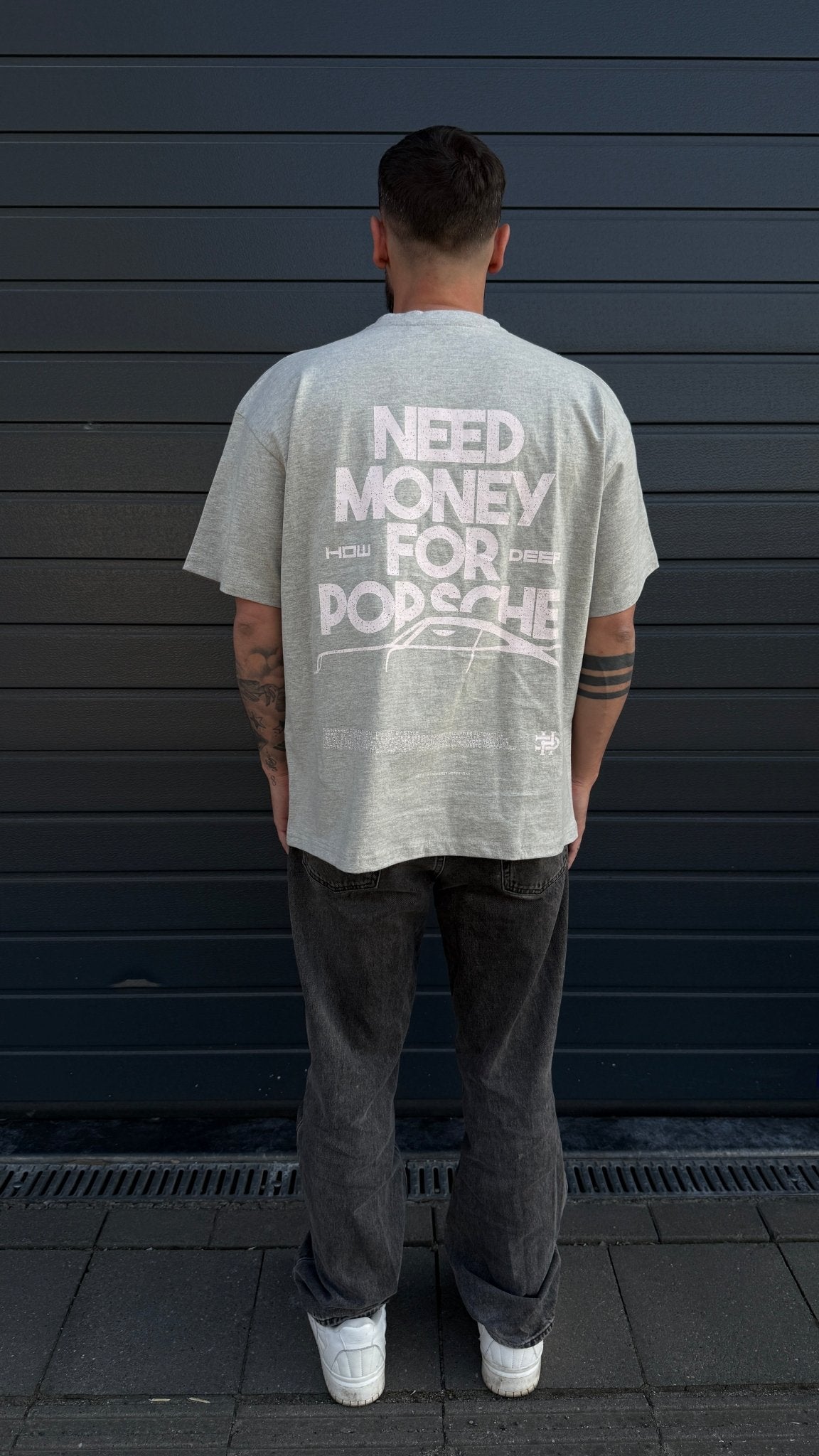 NEED MONEY GREY - Premium Shirt - HOW DEEP