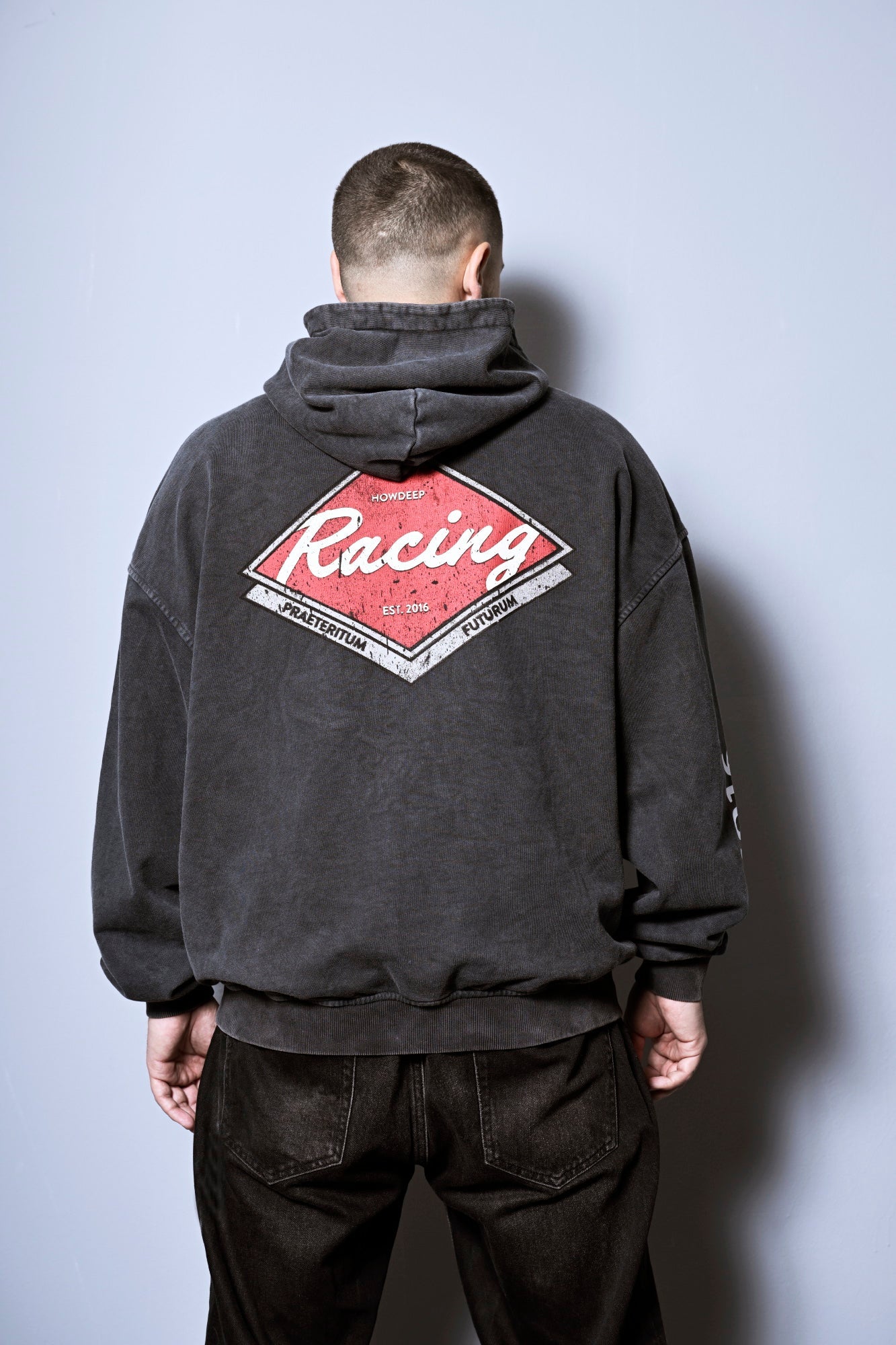 RACING BLCK - Premium Hoodie - HOW DEEP