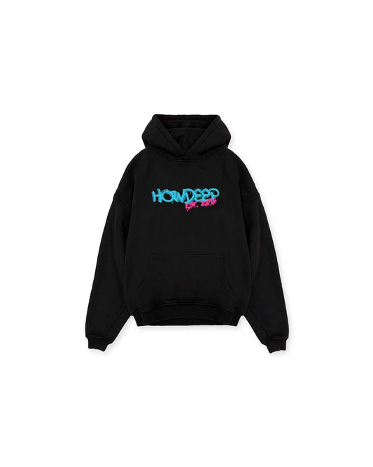 RAGE BLACK - Premium Hoodie - HOW DEEP