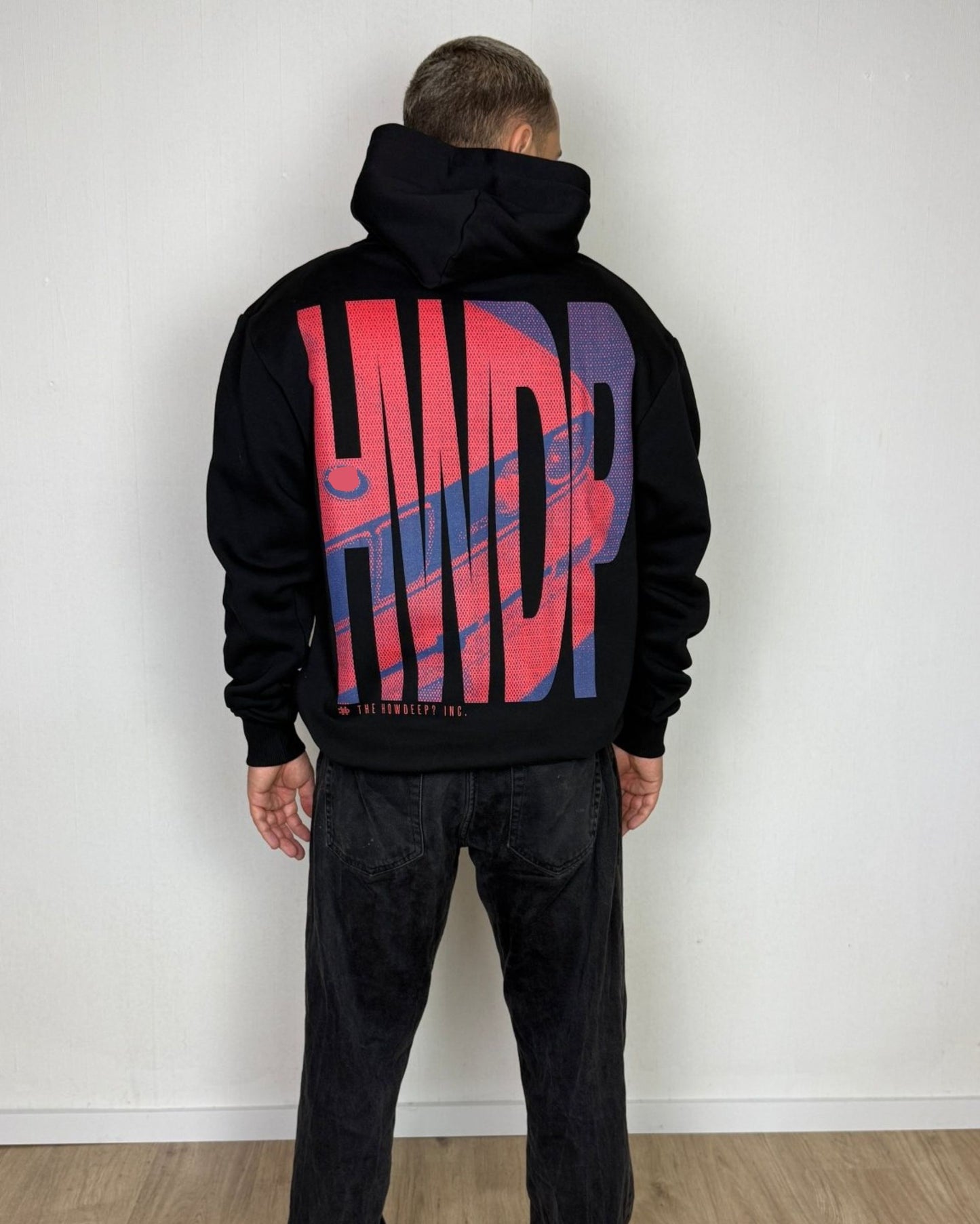 REPEAT E DREIßIG BLACK - Premium Hoodie