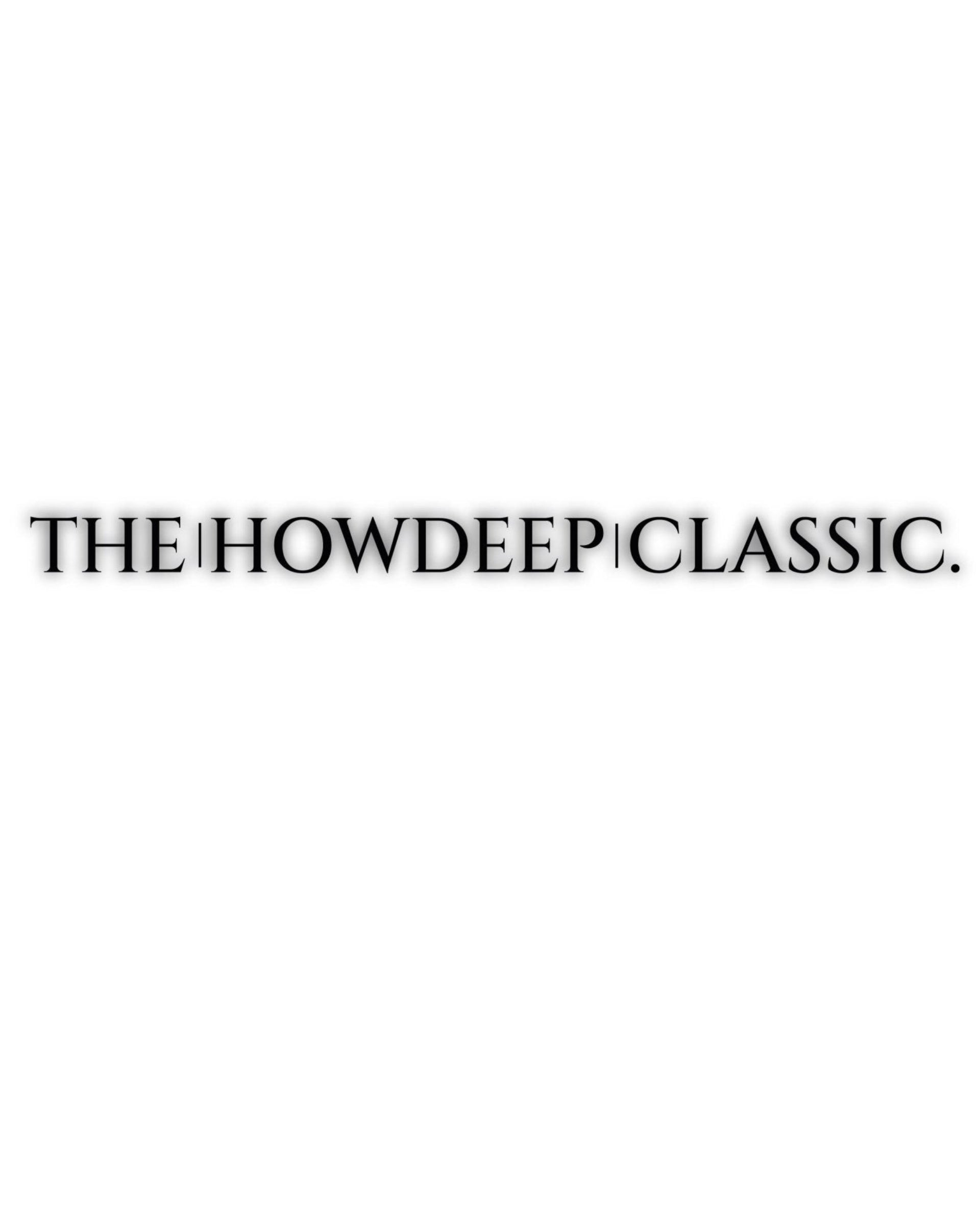 THE HOWDEEP CLASSIC. - Sticker Plot 22 cm - HOW DEEP