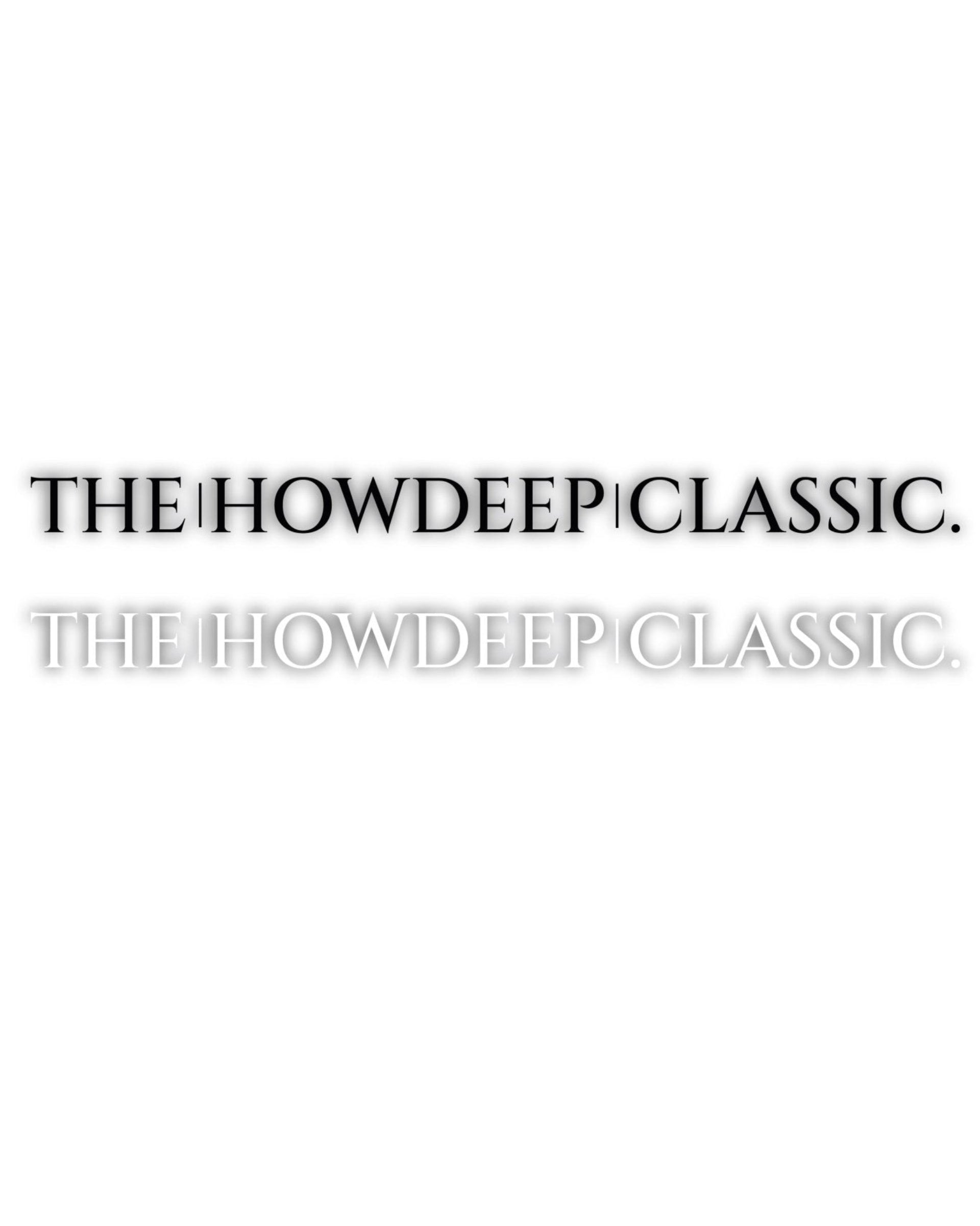 THE HOWDEEP CLASSIC. - Sticker Plot 22 cm - HOW DEEP