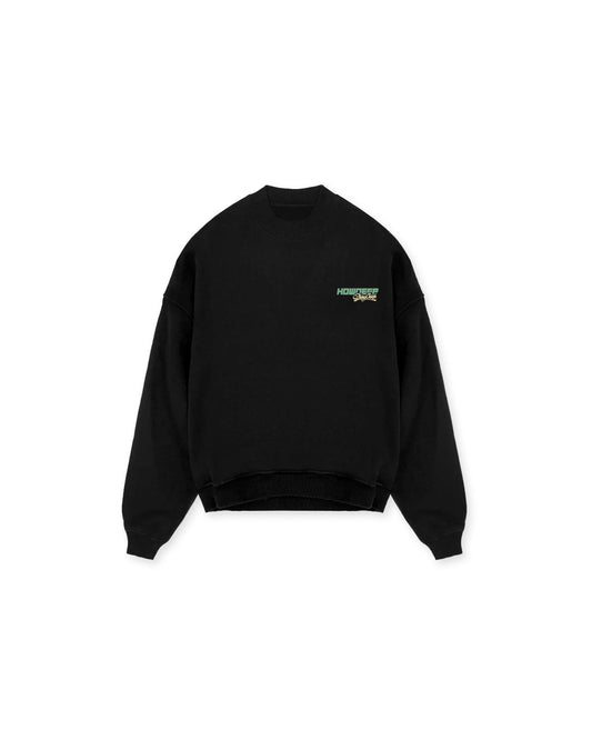 WÖRTHERSEE 2025 BLACK - Premium Crewneck - HOW DEEP