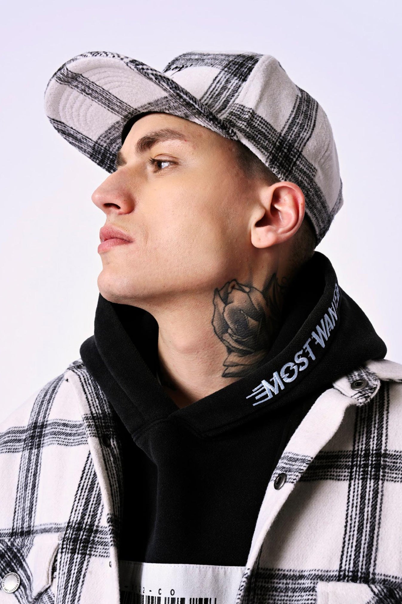 WHITE SQUARED - Limited Flanell Snapback