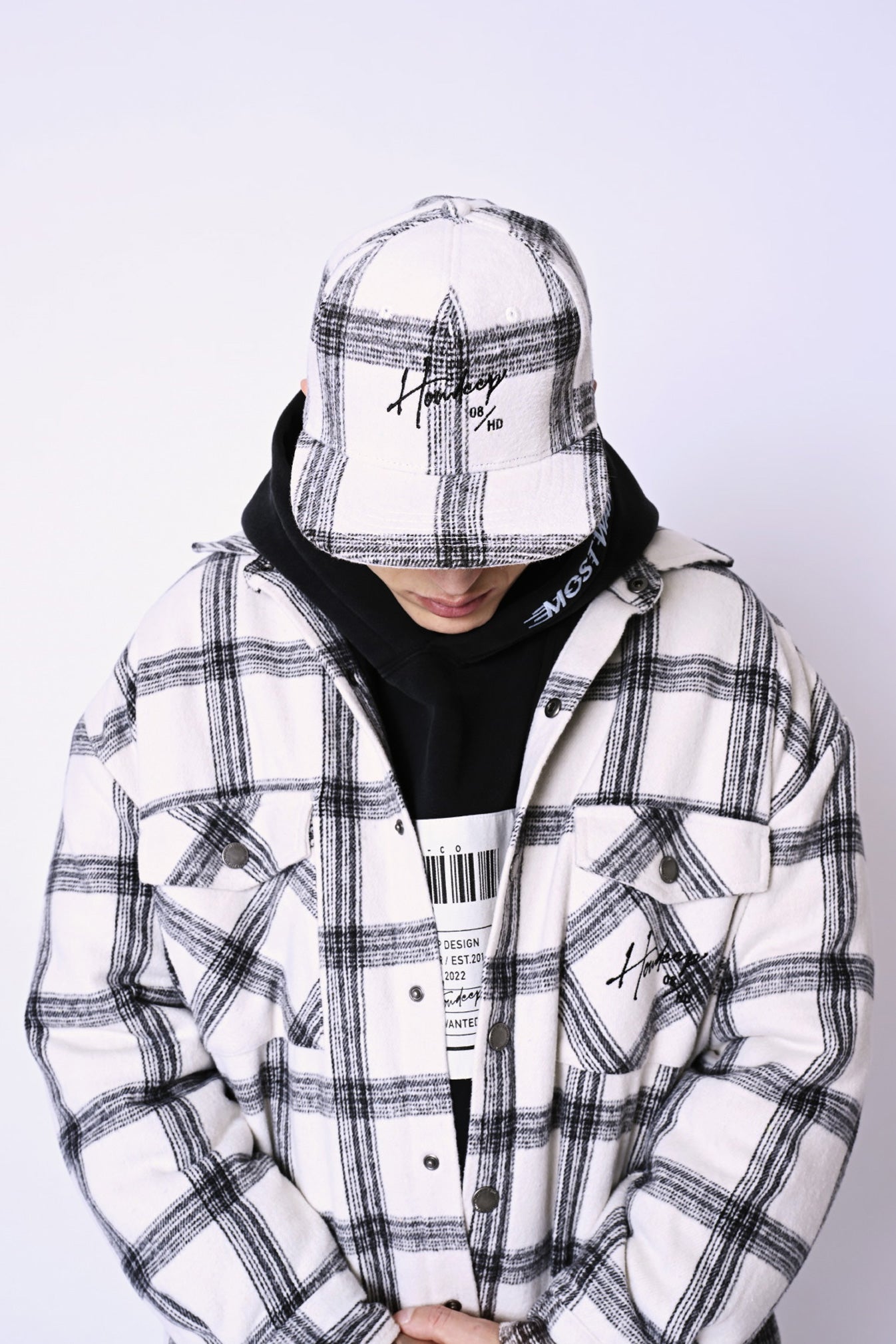 WHITE SQUARED - Limited Flanell Snapback