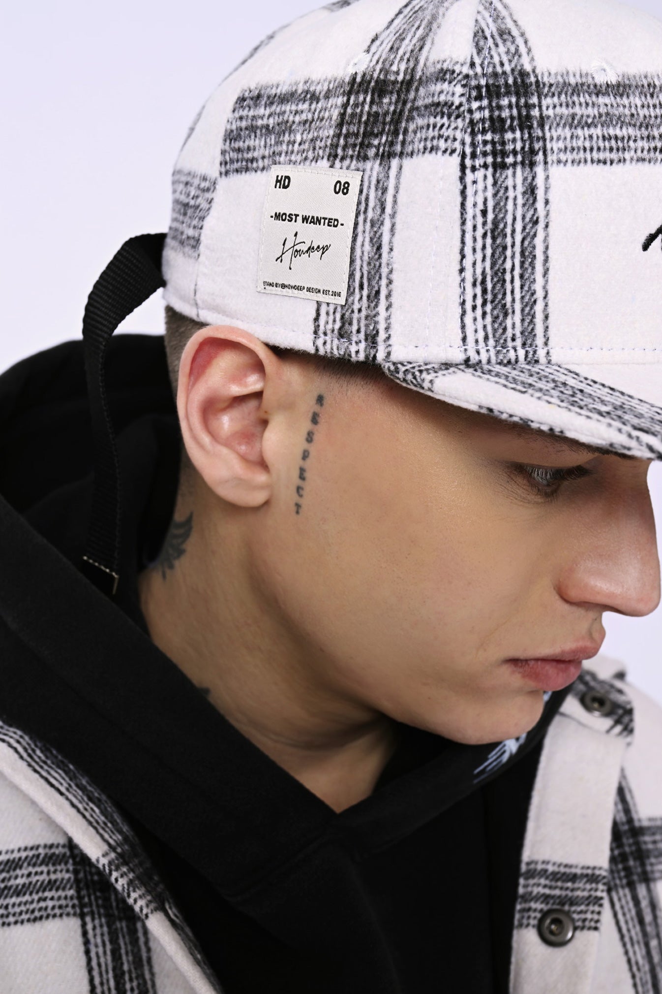 WHITE SQUARED - Limited Flanell Snapback