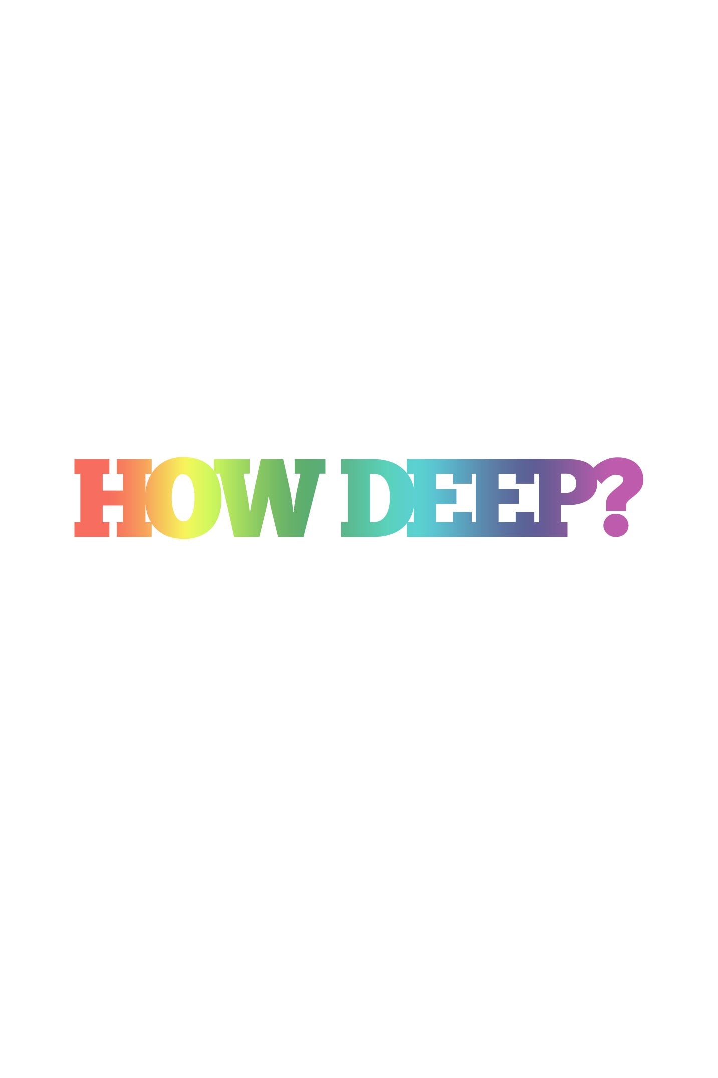 Howdeep? - Sticker Plot 22 cm