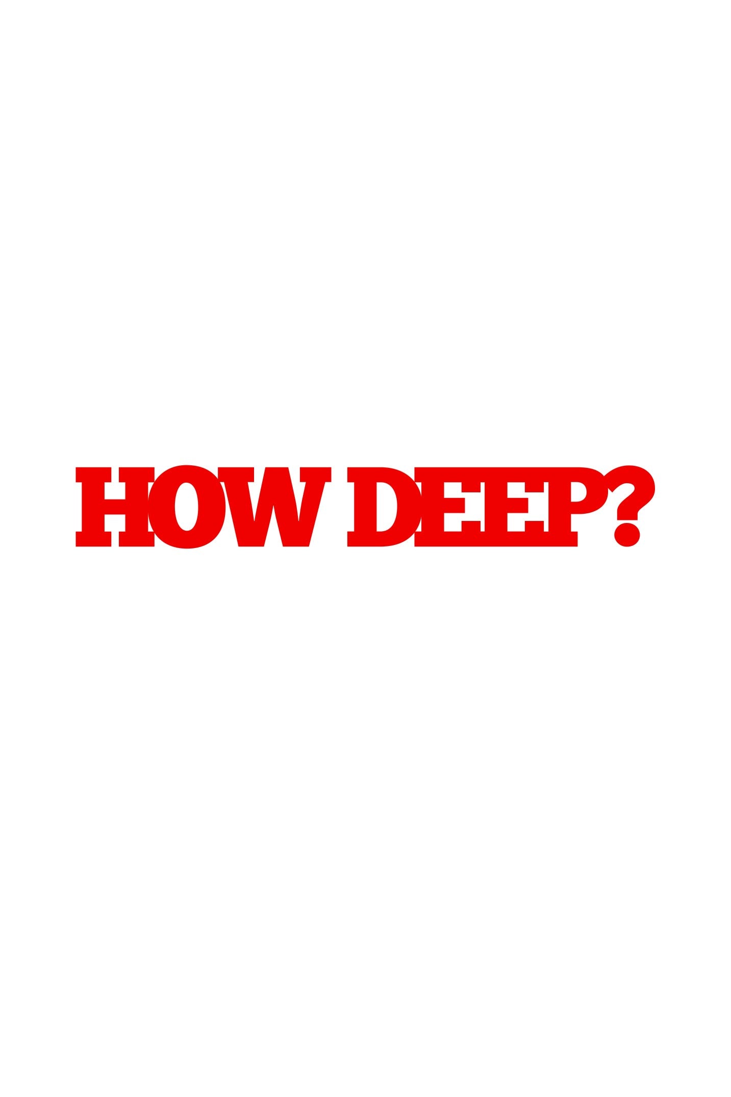 Howdeep? - Sticker Plot 22 cm
