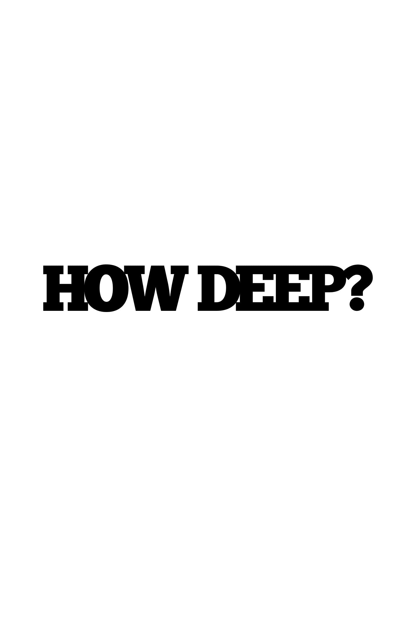 Howdeep? - Sticker Plot 22 cm