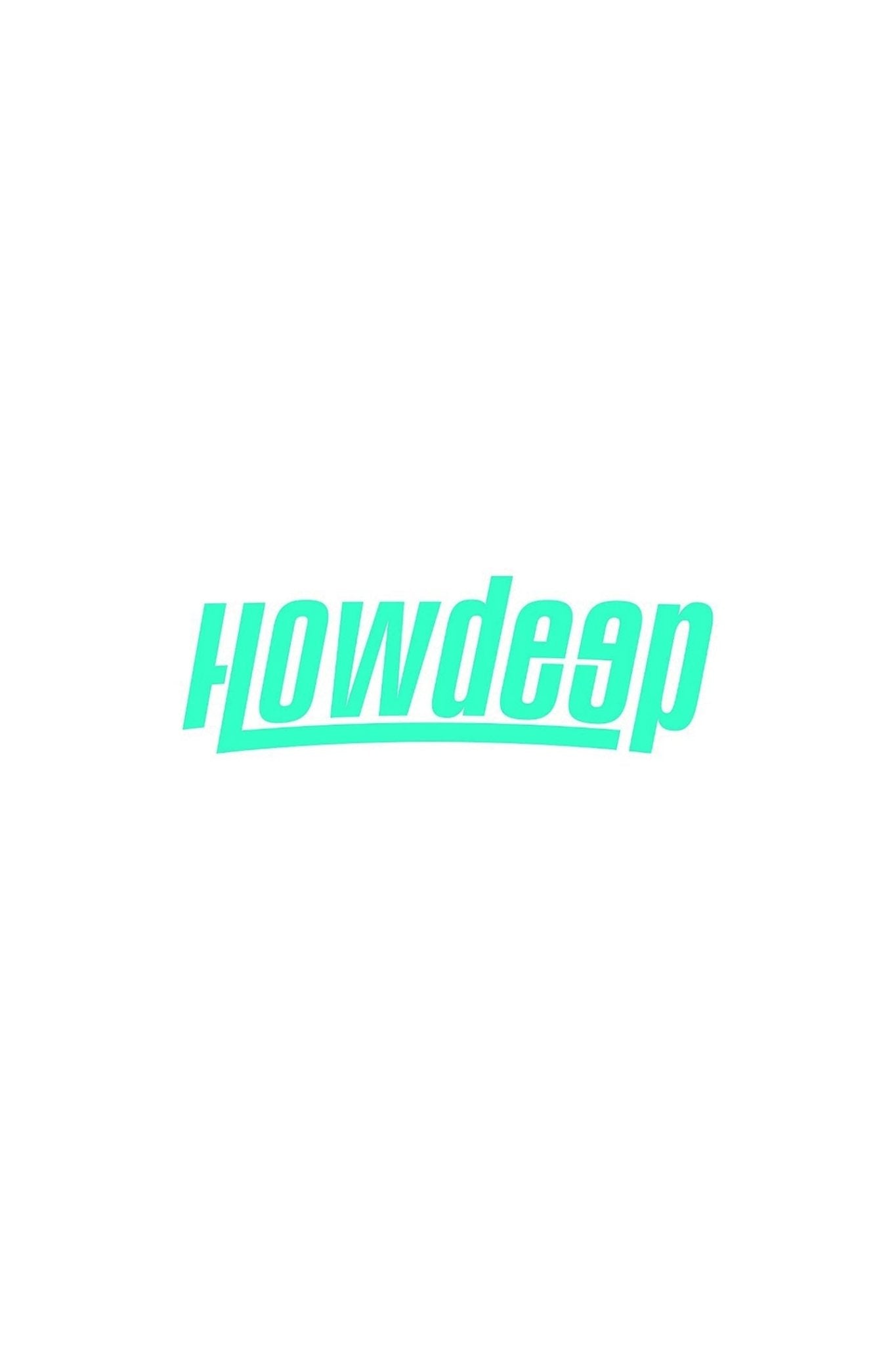 Logo - Sticker Plot 22 cm - HOW DEEP