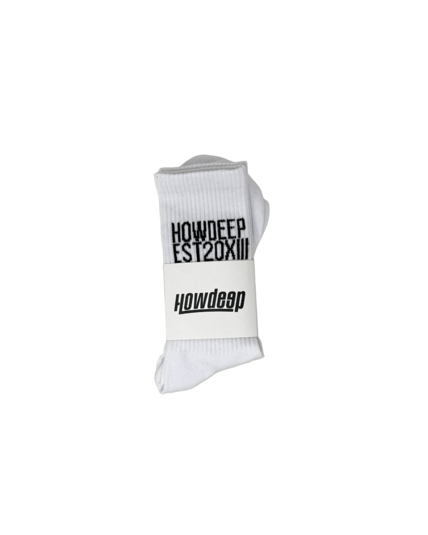 3 PIECE RACE TRACK WHT SOCKS BUNDLE - Premium Socken - HOW DEEP