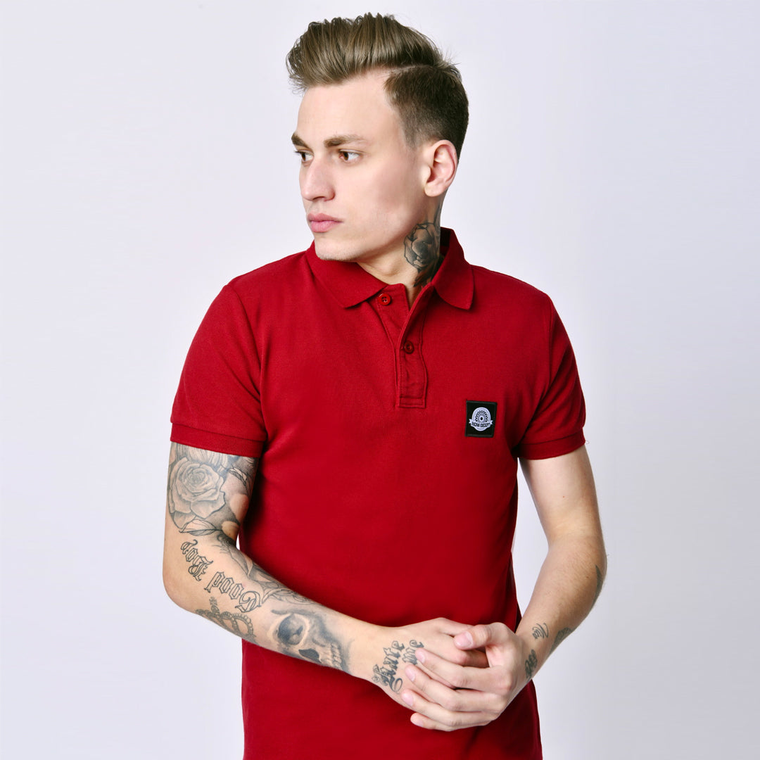 BURGUNDY - Premium Polo Shirt