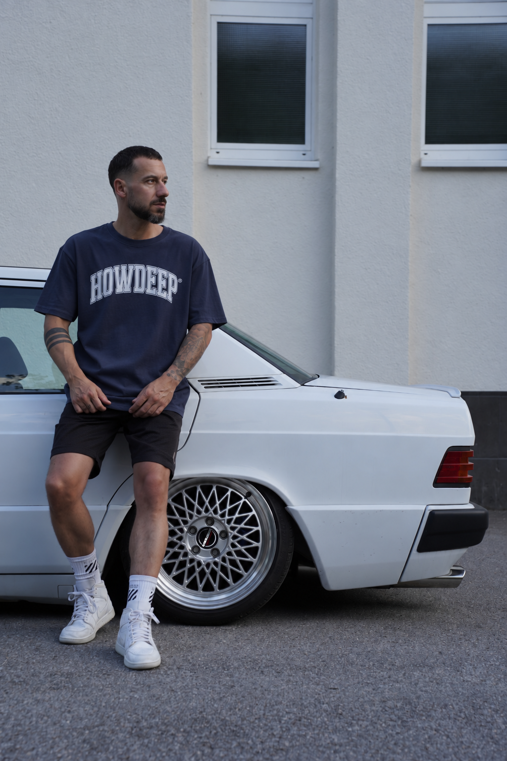 GOOD OLD TIMES – HOWDEEP Premium T-Shirt Light Navy