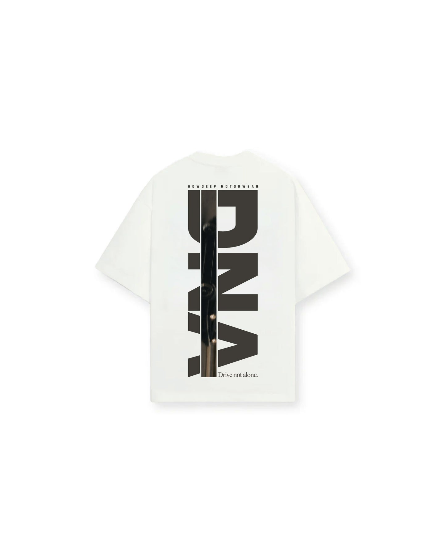 DRIVE NOT ALONE – HOWDEEP Premium T-Shirt Offwhite