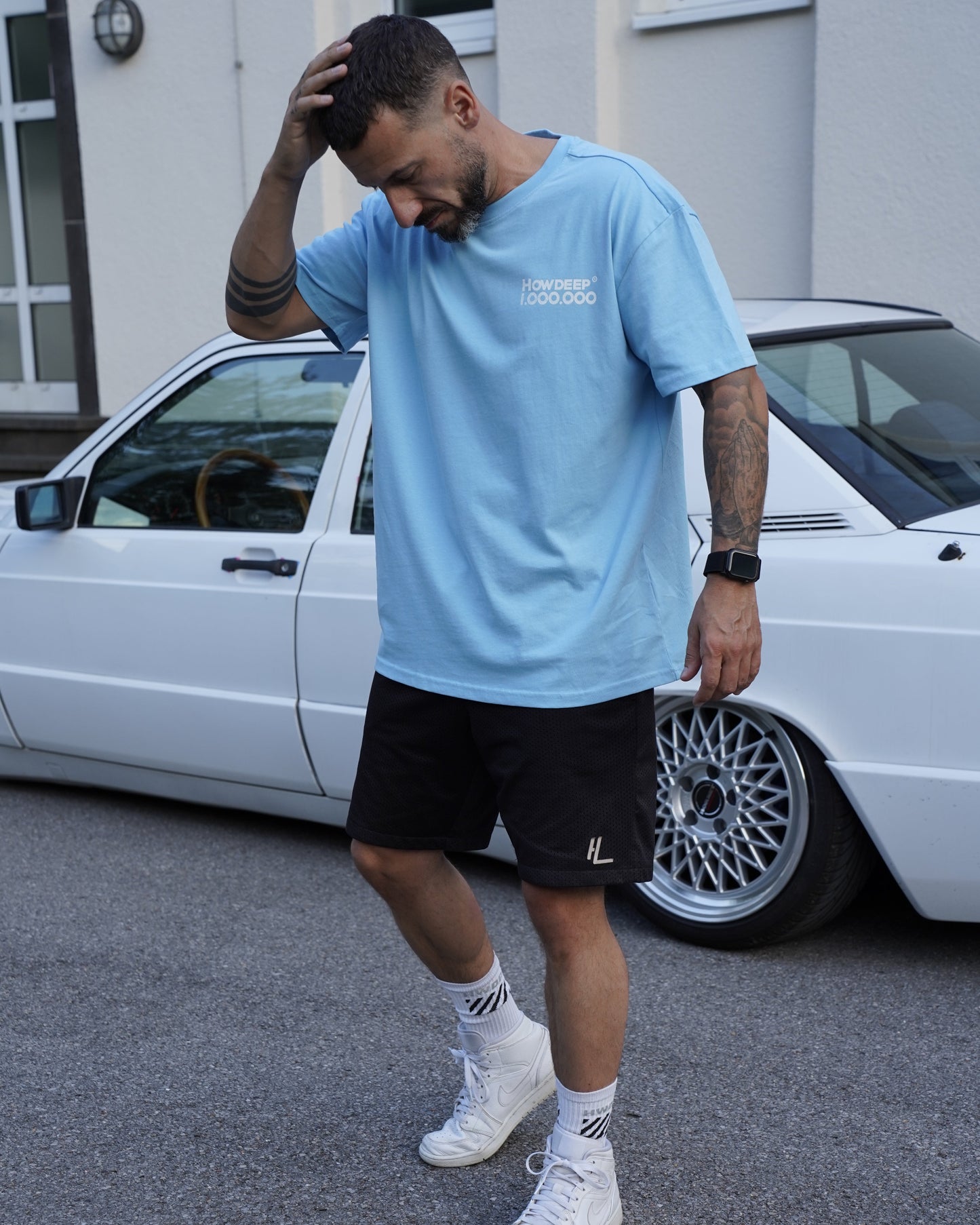 1 MIO – HOWDEEP Premium T-Shirt Baby Blue