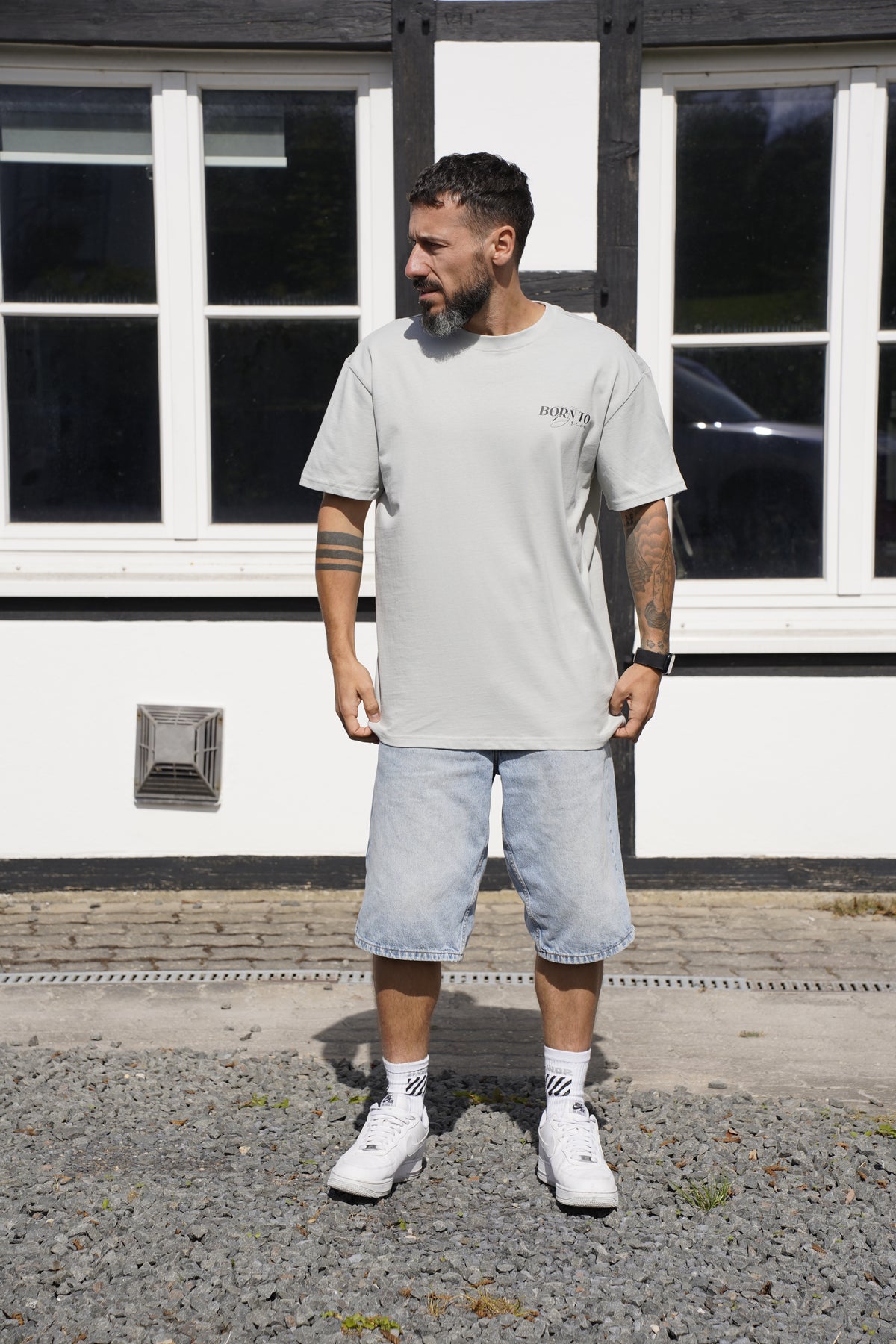NO RULES – HOWDEEP Premium T-Shirt Asphalt Grey