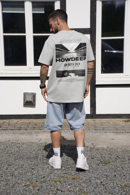 NO RULES – HOWDEEP Premium T-Shirt Asphalt Grey