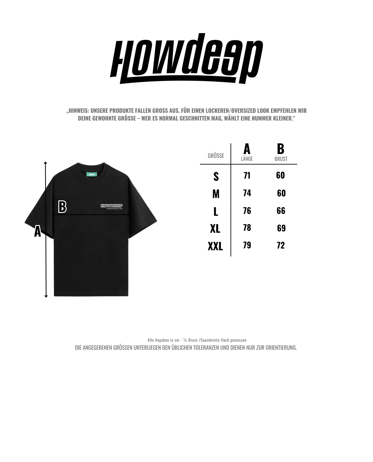 CREW Shirt – Premium T-Shirt Schwarz