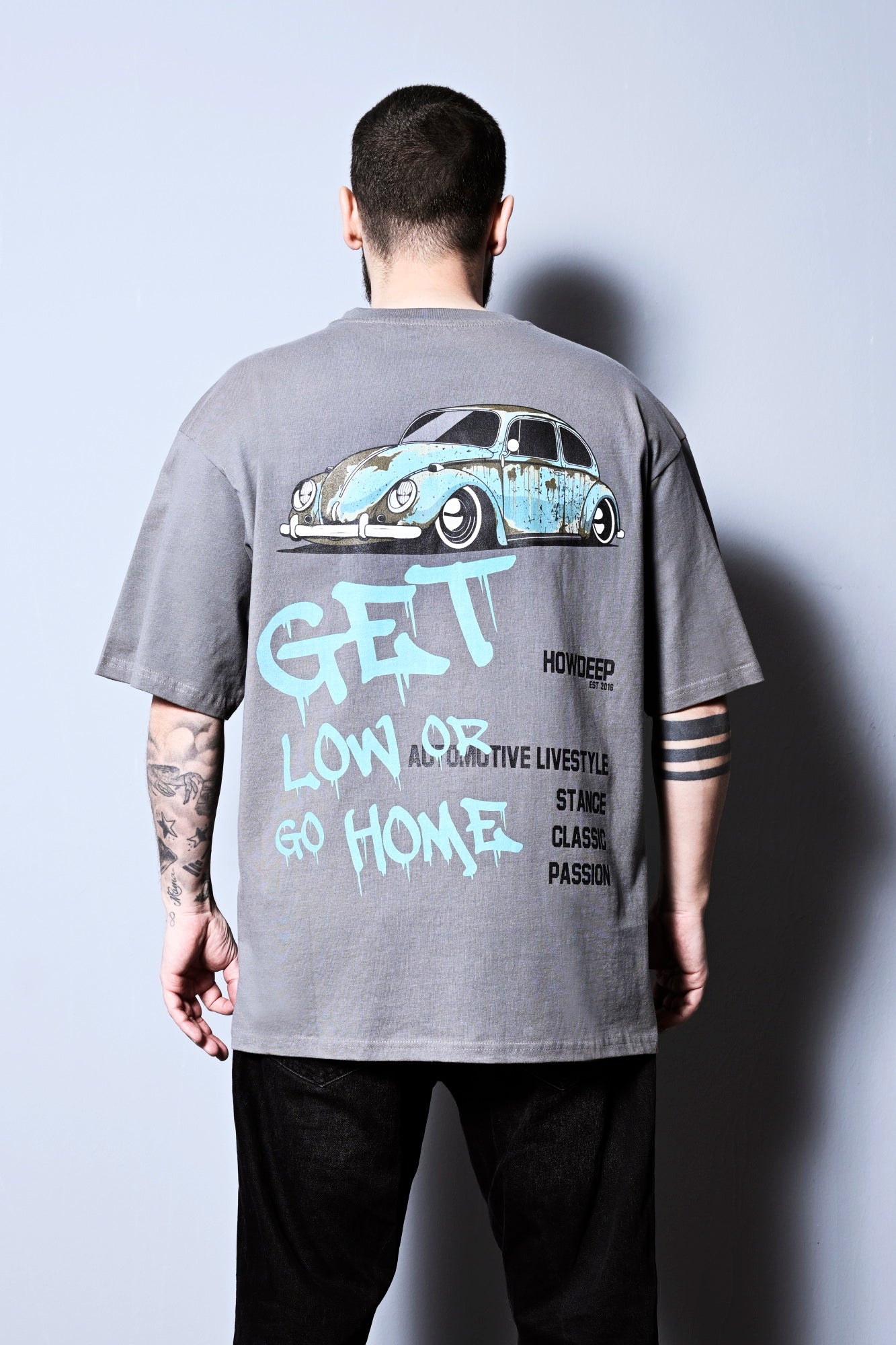 GET LOW OR GO HOME - Premium Big Oversized Shirt