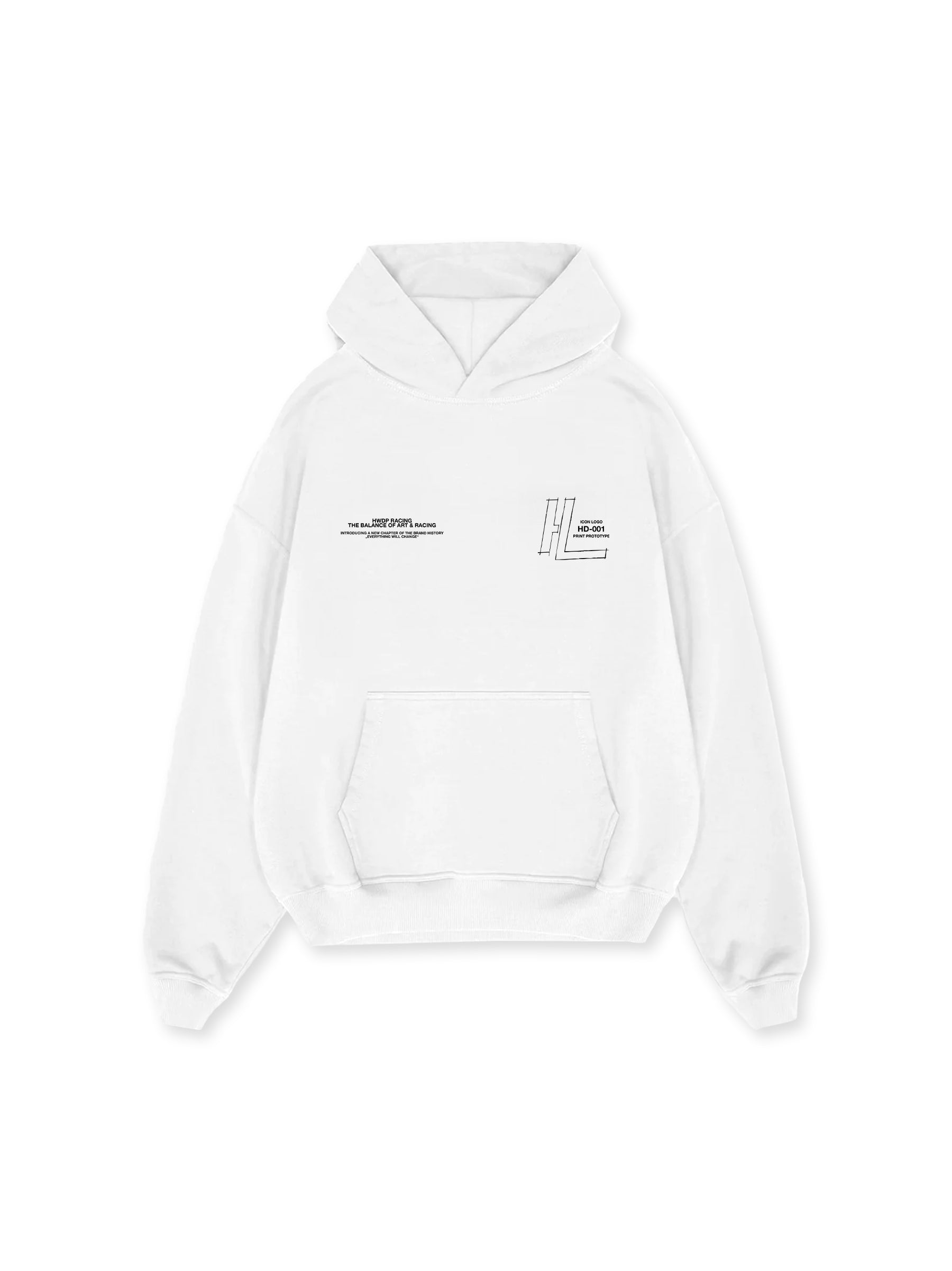 FOUR RINGS WHTE - Premium Hoodie