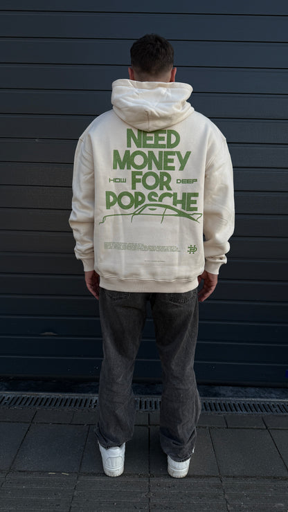 NEED MONEY CREME - Premium Hoodie