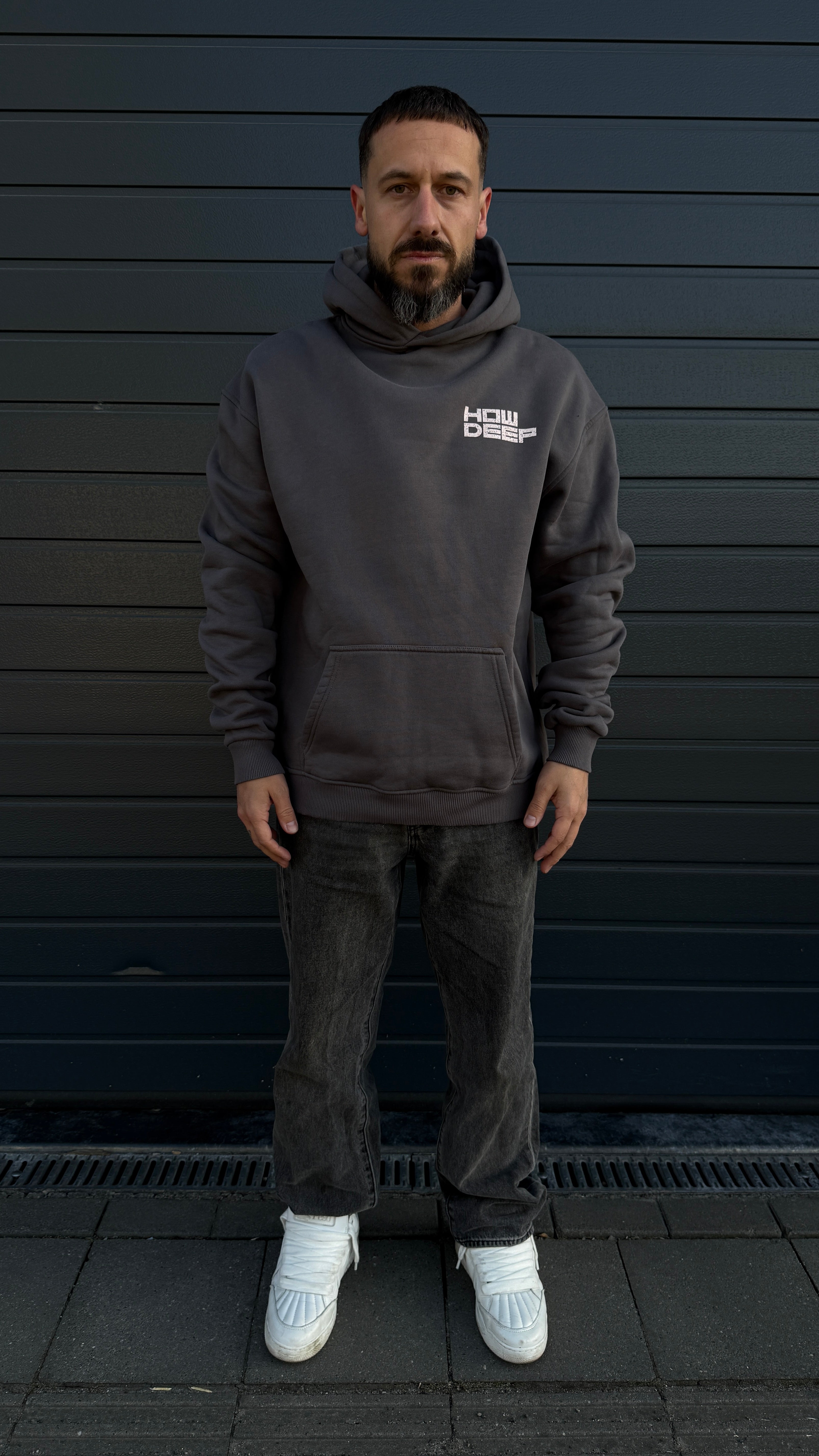 NEED MONEY GREY - Premium Hoodie