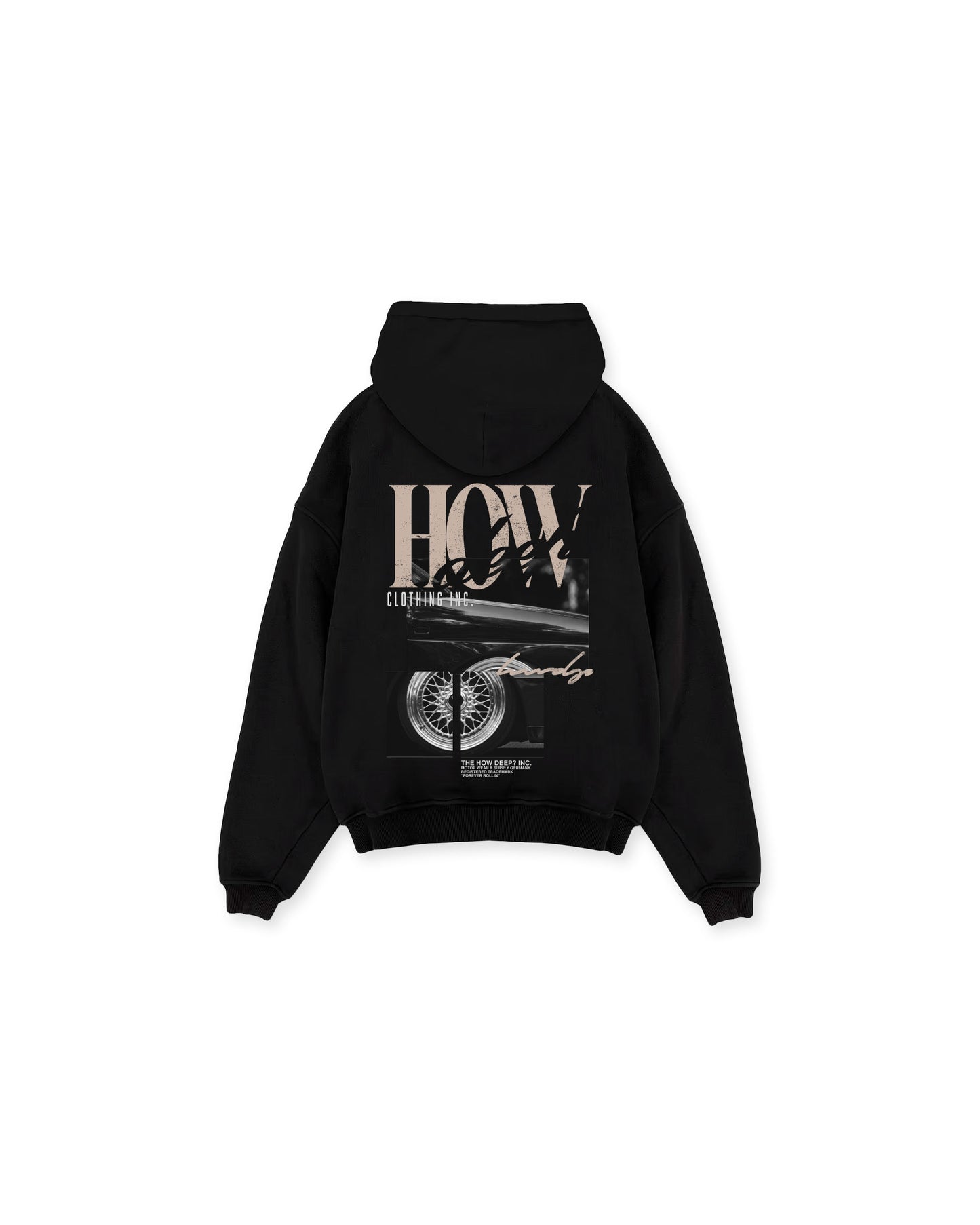 WHEEL PASSION - Premium Hoodie Schwarz