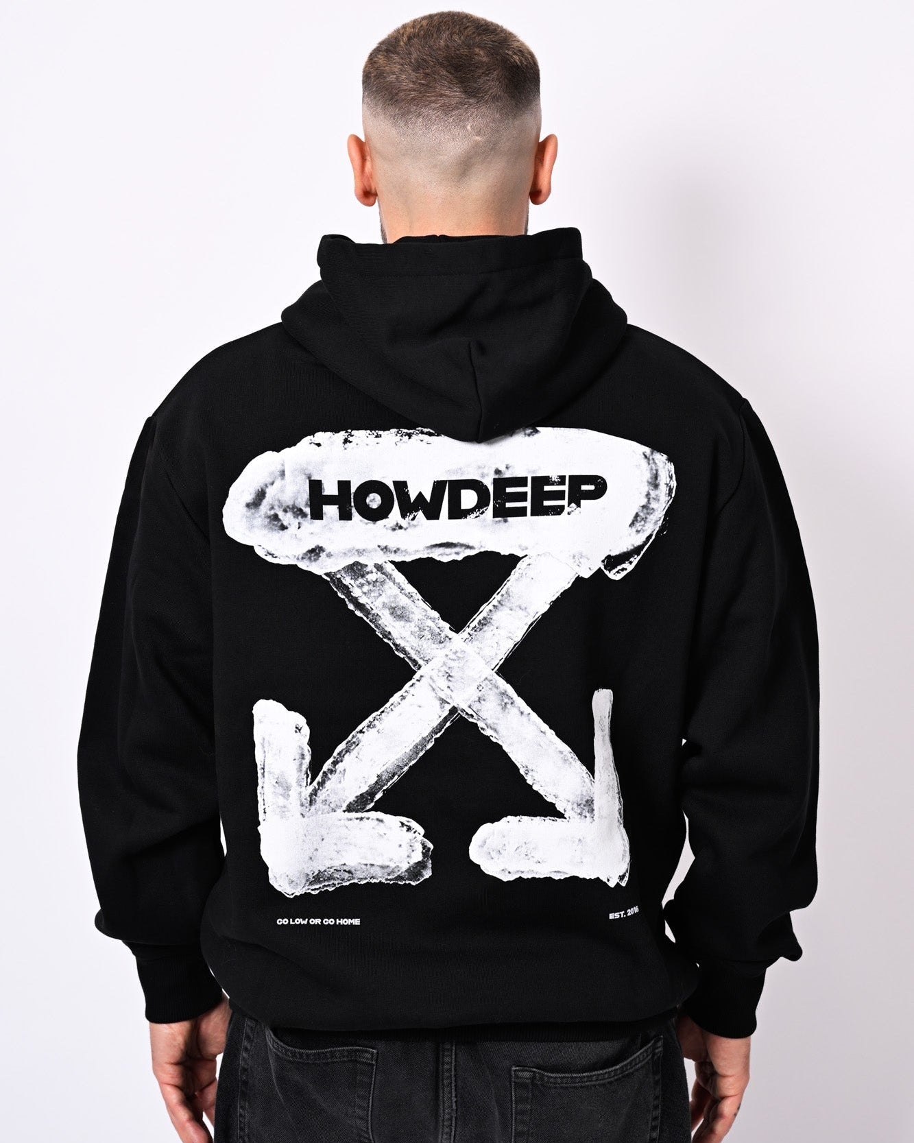 ARROW PRINT - Premium Hoodie - HOW DEEP