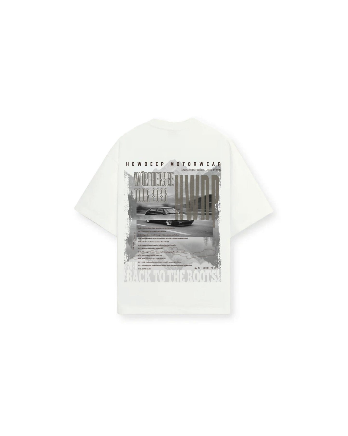 BACK TO THE ROOTS – HOWDEEP Premium T-Shirt Weiß - HOW DEEP