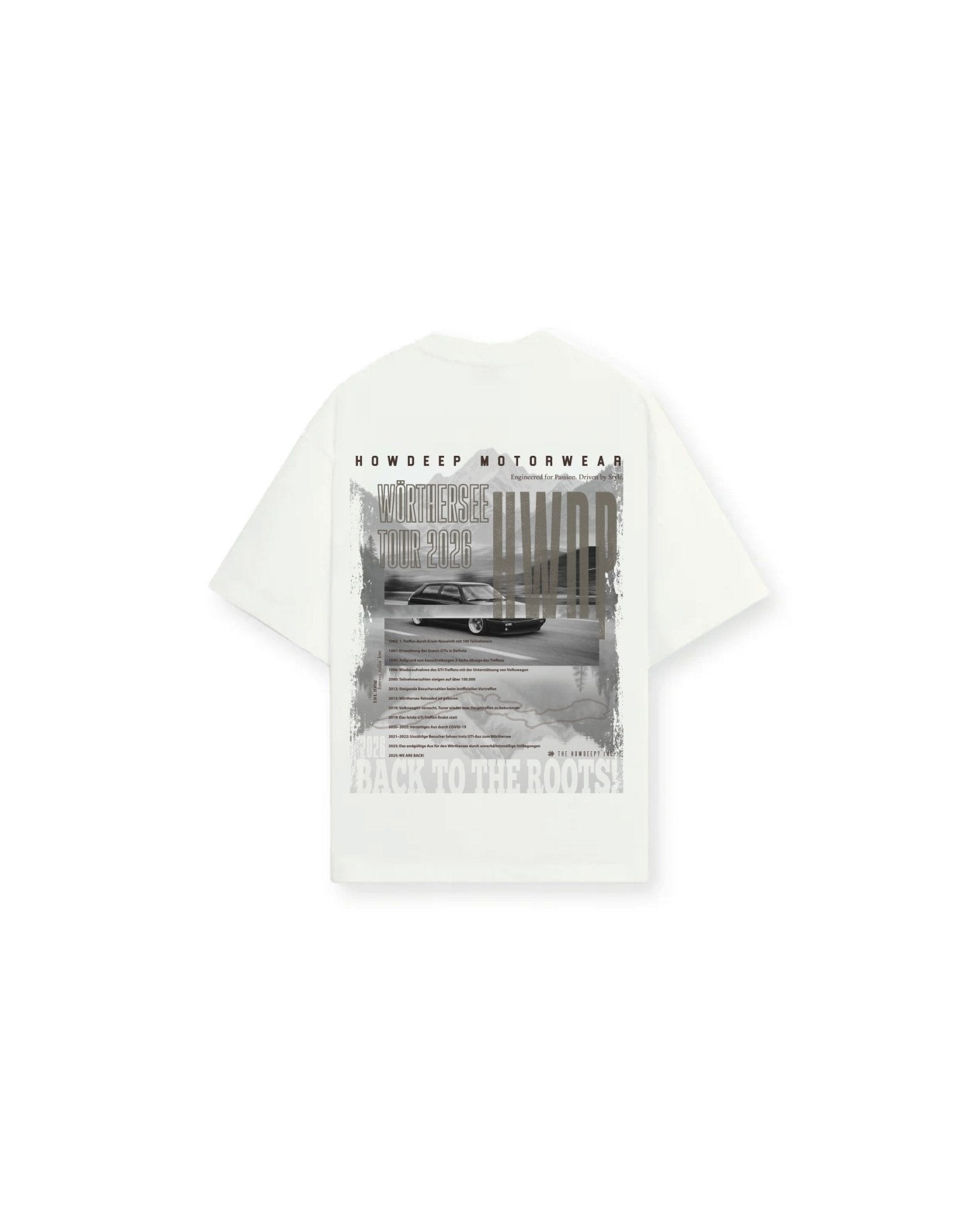 BACK TO THE ROOTS – HOWDEEP Premium T-Shirt Weiß - HOW DEEP