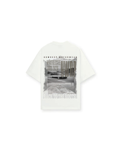 BACK TO THE ROOTS – HOWDEEP Premium T-Shirt Weiß - HOW DEEP