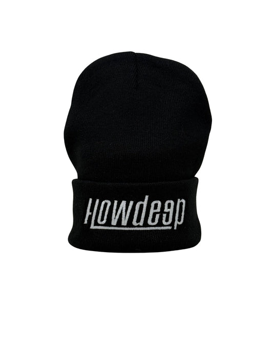 BLACK - Limited Premium Beanie - HOW DEEP