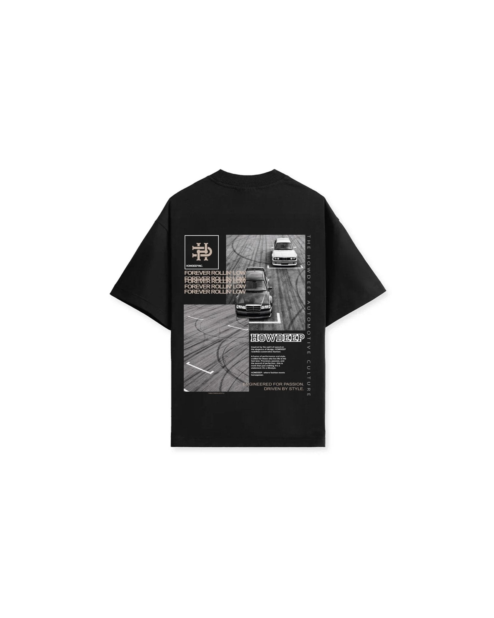 CREW Shirt – Premium T-Shirt Schwarz - HOW DEEP