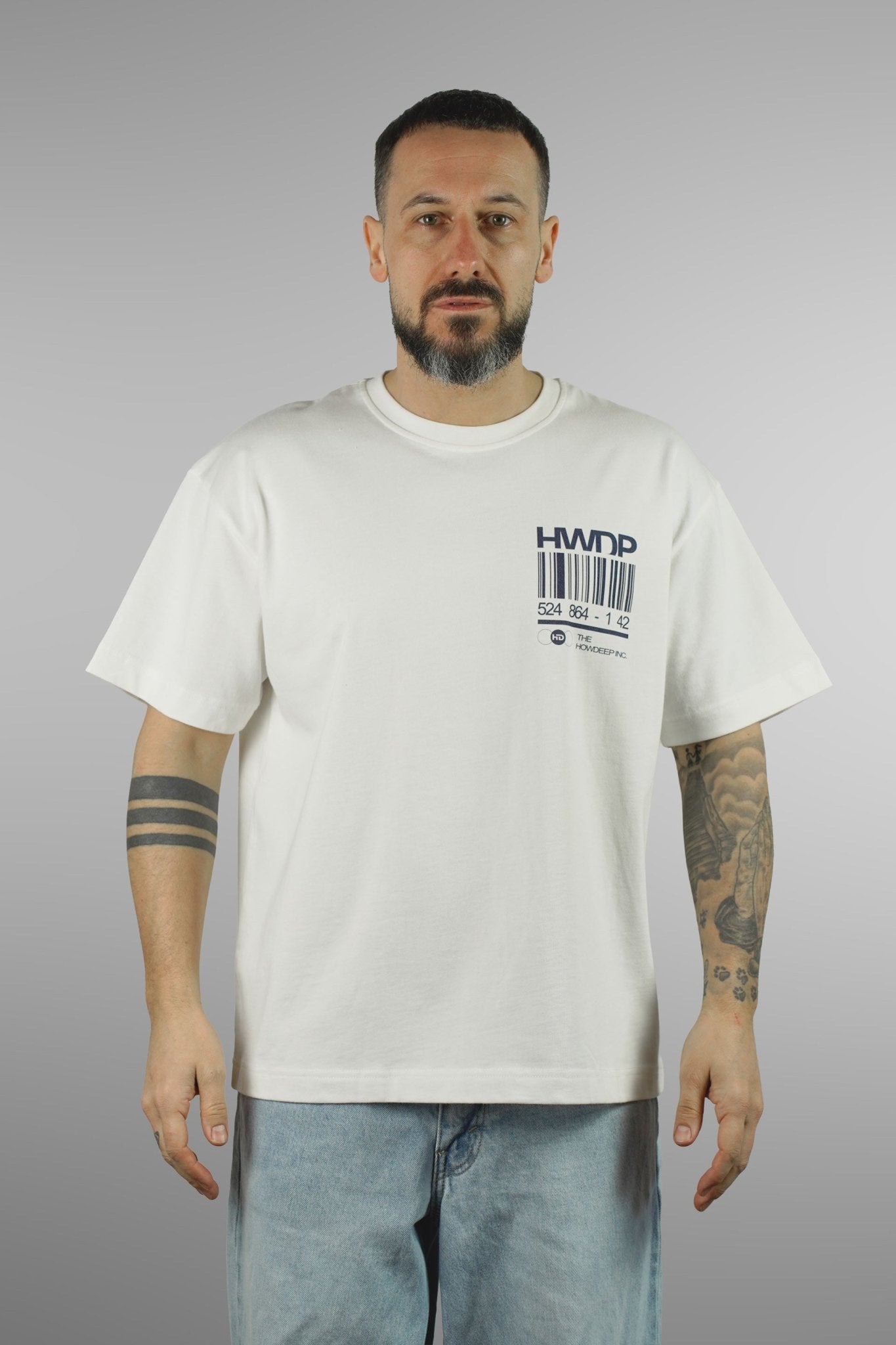 HOWDEEP HD16 Shirt – Premium T-Shirt Weiß - HOW DEEP