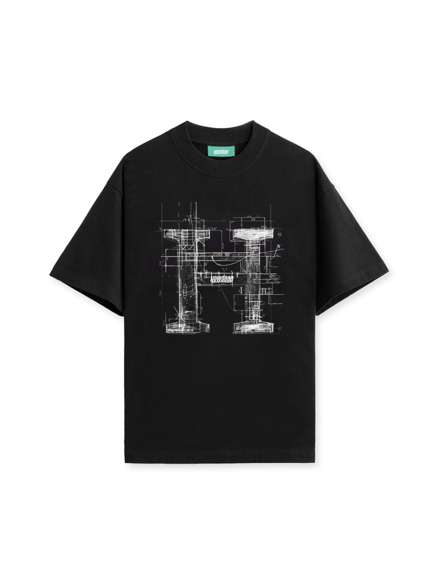 HWDP LINES BLACK - HOW DEEP