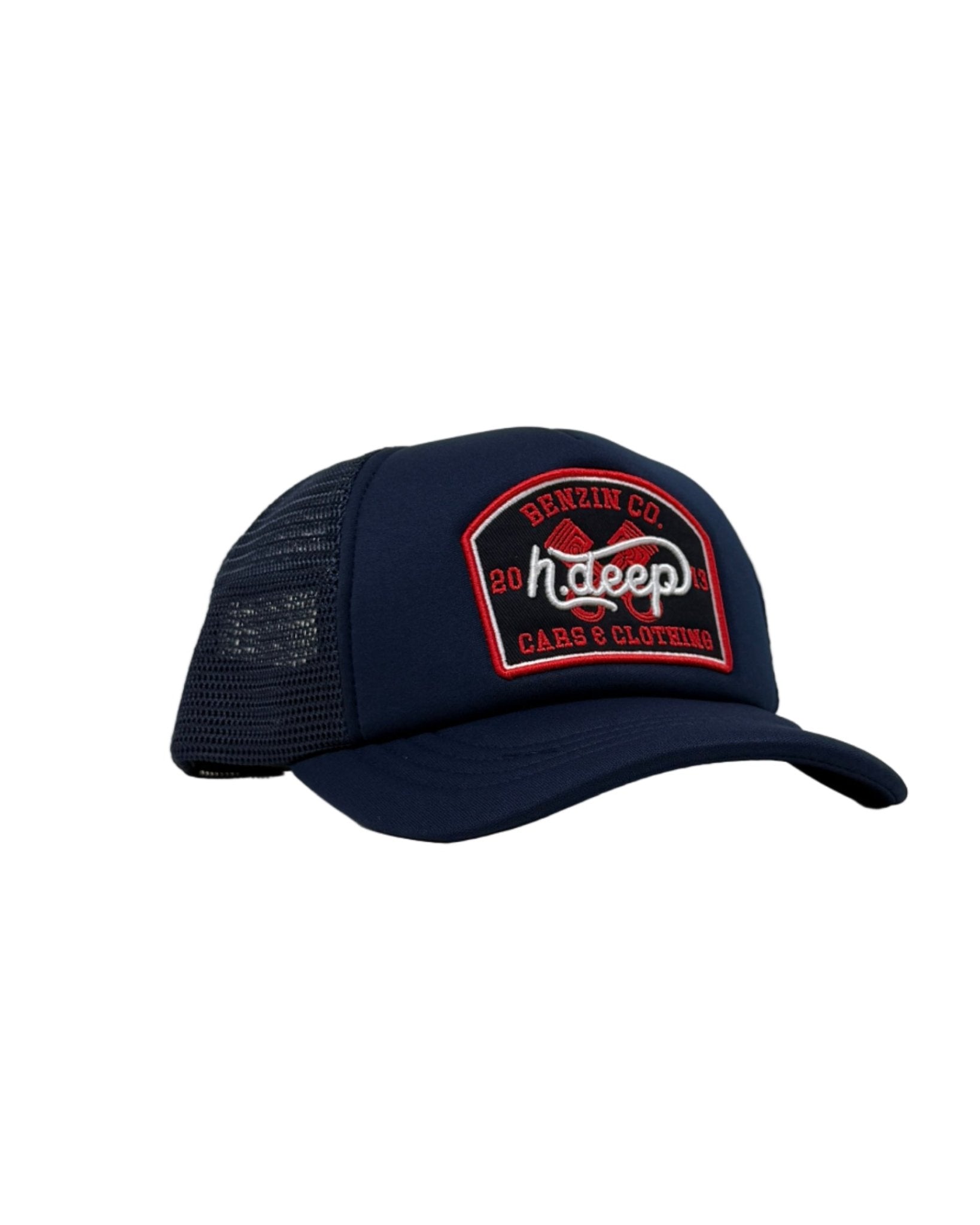 MESH BENZIN PISTON BLUE RED - Limited Snapback - HOW DEEP