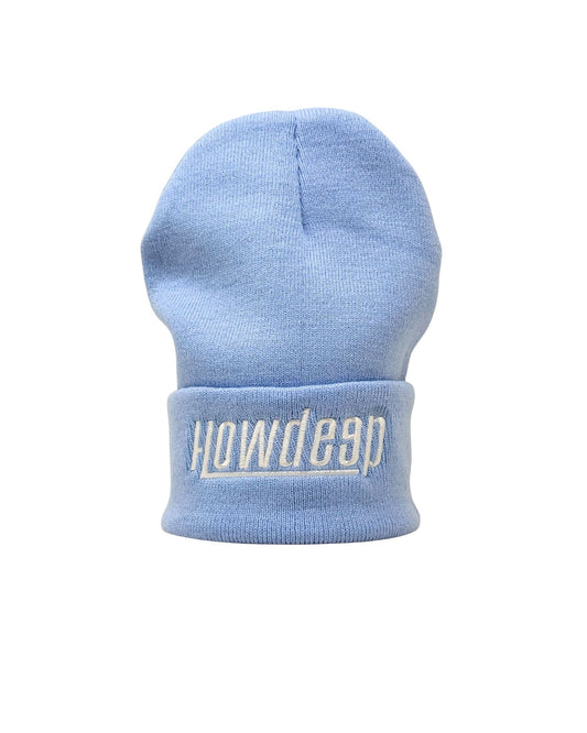 MIAMI BLUE - Limited Premium Beanie - HOW DEEP