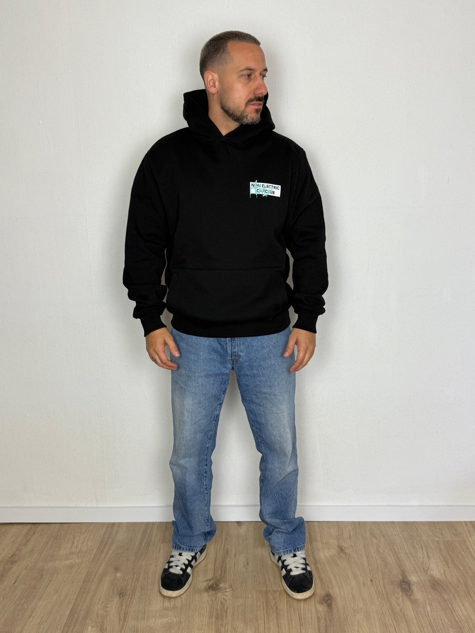 NEC BLACK - Premium Hoodie - HOW DEEP