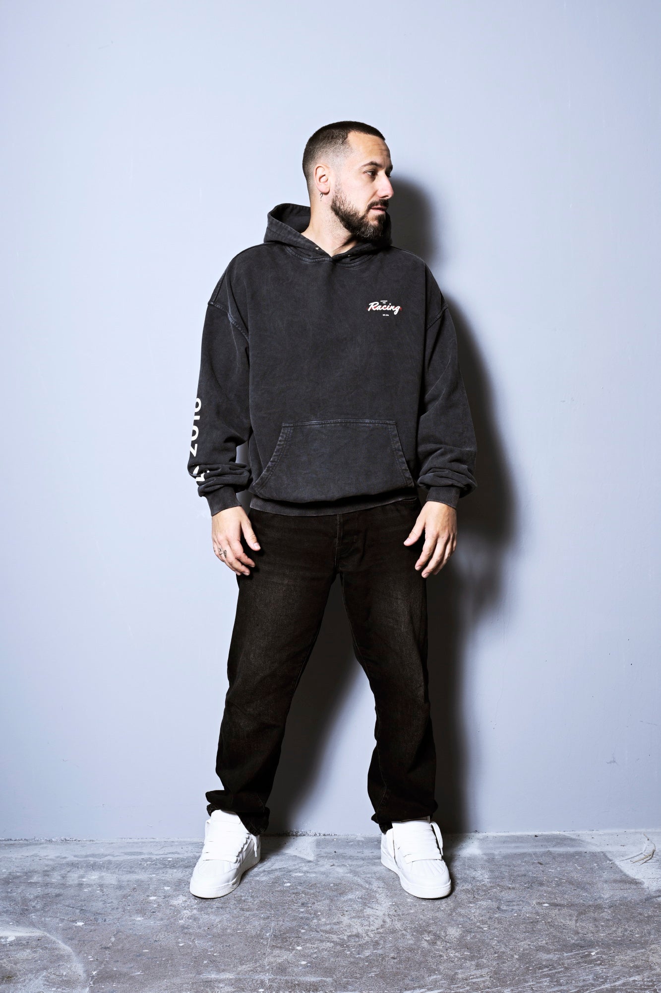 RACING BLCK - Premium Hoodie - HOW DEEP