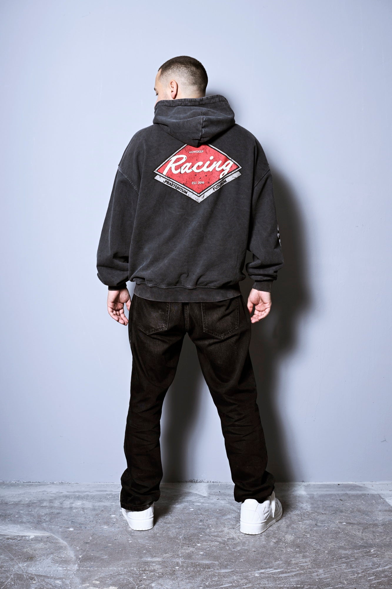 RACING BLCK - Premium Hoodie - HOW DEEP