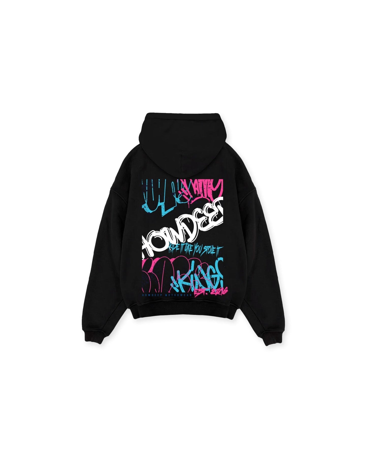 RAGE BLACK - Premium Hoodie - HOW DEEP